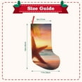 thumbnail image 3 of Salouo Starfish Sunset Sea Beach Print Christmas Decorations Stockings 1 Pack 18'' Xmas Stockings Holiday Stocking Personalized Farmhouse Decor for Home Family Party Tree, 3 of 7
