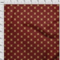 thumbnail image 3 of oneOone Silk Tabby Fabric Floral Block Print Fabric BTY 42 Inch Wide, 3 of 4