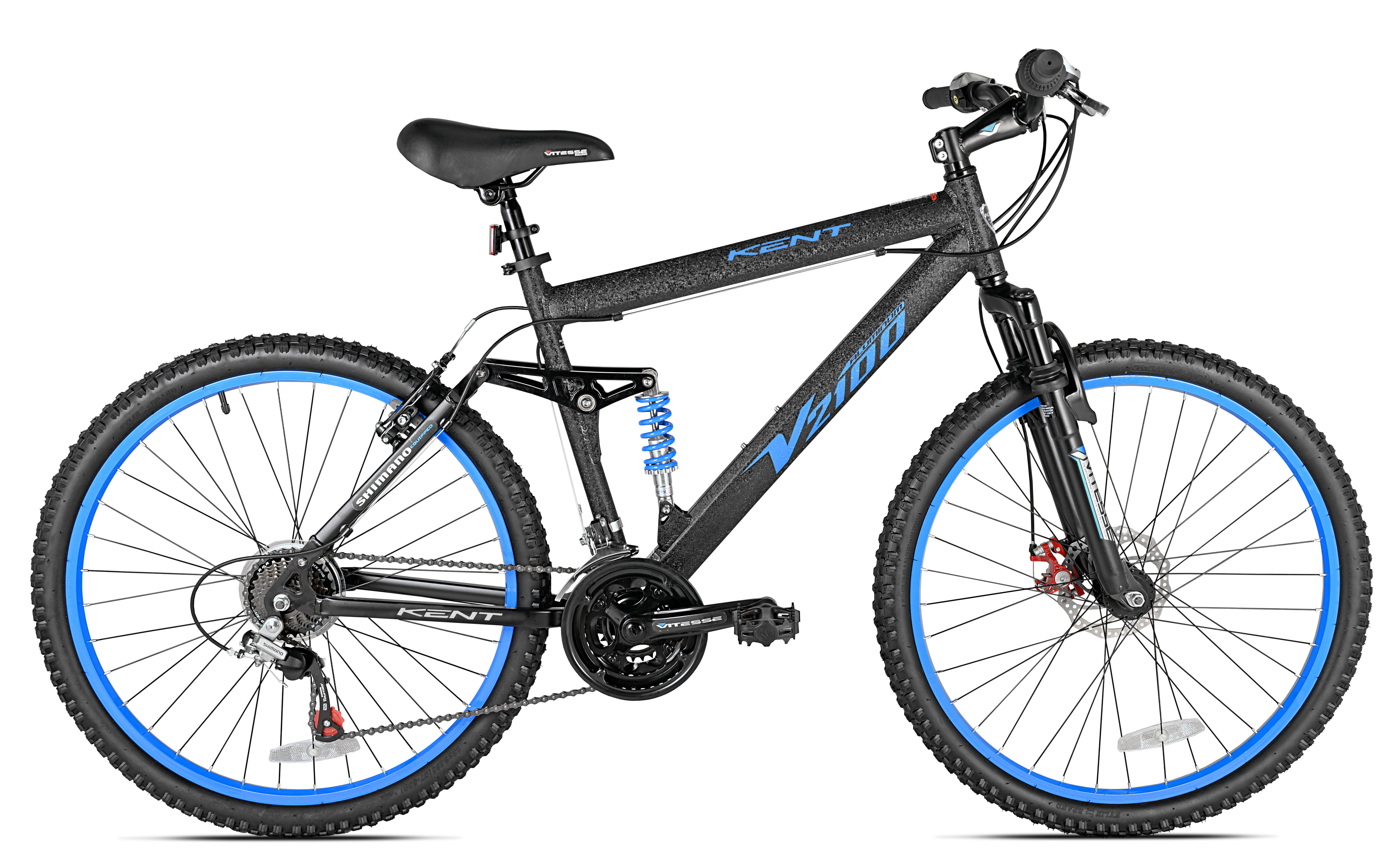 genesis v2100 mountain bike blue