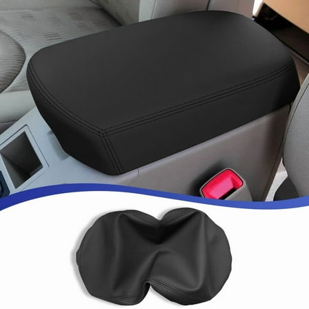 Compatible with Center Console Armrest Cover for Toyota RAV4  2008 2009 2010 2011 2012 Leather Arm Rest Storage Box Lids Cushion Protector Pad
