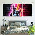thumbnail image 5 of Shadudu Neon Lights Decor Triptych Set of 3 Prints 12x16 Inches Unframed Modern Wall Decor for Living Room Bedroom Office 12"x16"x3pcs, 5 of 6