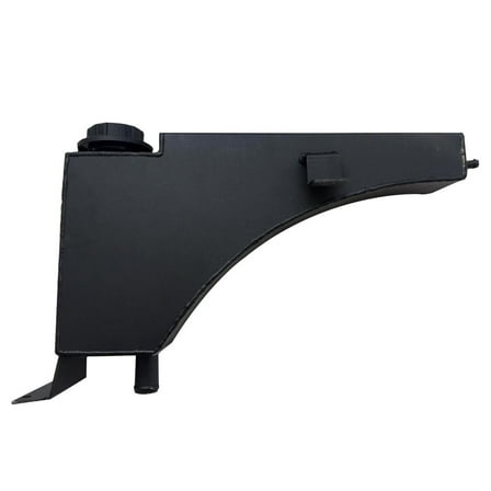Aluminum Coolant Reservoir Expansion Recovery Tank with Cap Replacement fit for Ford F-250 F-350 F-450 F-550 Super Duty Excursion Black