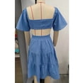 thumbnail image 3 of Vestido Corto Campana Fruncido NikouMX de Mujer con Volantes dobladillo Elegante, 3 of 3