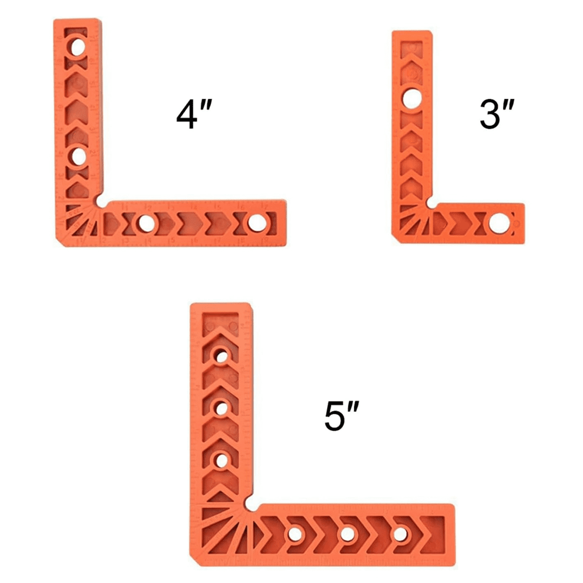 90 Degree Clamp,Positioning Squares,3 Inch 4 Inch 6 Inch Right Angle Clamp with Clamping Squares,Corner Clamps,1 x 90 Degree Corner Clamp Clamping Square Set