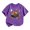 Purple, variant on Gunia Halloween Tshirts For Kids Car Ghost Pumpkin Graphic Print Short Sleeve Crew Neck Casual Thanksgiving Tees Tops Toddler Boys Girls T-Shirts White 2-14 Years