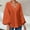 Red, variant on Womens Puffy Sleeve Top, Deep V French Solid Color Half Open Collar Black L