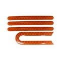 thumbnail image 2 of Yuarrent 4 piezas, tira reflectante, accesorios para patinete, calcomanía autoadhesiva a prueba de polvo, pegatina para bicicleta, tiras de Patinetes eléctricos Naranja, 2 of 6