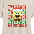 thumbnail image 3 of SpongeBob SquarePants - I'm Ready For Christmas - Juniors Ideal Flowy Muscle T-Shirt, 3 of 6