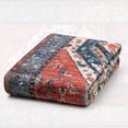 thumbnail image 6 of Washable Rug 5x7 Boho Area Rugs - Rust/Multi, 6 of 7