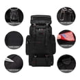 thumbnail image 2 of Mochila Tactica Camping Trekking Senderismo 80L Negra, 2 of 6