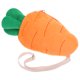 thumbnail image 5 of Bolsa pequeña para zanahorias, creativa e informal, para guardar zanahorias, para mujer, niña o niño (naranja), 5 of 8