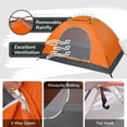 thumbnail image 2 of Ktaxon Orange Waterproof Automatic Pop up Oxford Tent for Single Person, 2 of 7