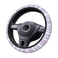 thumbnail image 5 of YFYANG Universal Elastic Purple Line Texture Car Steering Wheel Cover, Non-Slip Sweat Absorbent, 5 of 8