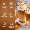 thumbnail image 6 of Syruvia Pumpkin Spice Pure Cane Syrup, 25.4 fl Oz With Pump, 6 of 6