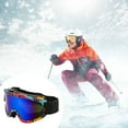 thumbnail image 5 of Sportteer Winter Ski Goggles UV Protection Ski Goggles Winter Outdoor Ski Goggles for Men Women Double Layers Lens Fog Snow Sunglasses Windproof UV Protection Eyewear Outdoor, 5 of 9