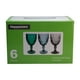 thumbnail image 4 of Juego 6 Copas de Vidrio Grueso con Diseño Diamante en Relieve, Capacidad 354 ml, Color Gris, 4 of 5