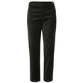 thumbnail image 4 of Women's Plus Size Stretch Velvet Skinny Ankle Pants 16W, 4 of 5