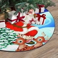 thumbnail image 3 of FMSHPON Christmas Santa ClausGift Xmas Christmas Tree Skirt Stand Mat for Holiday Party Decoration Indoor Outdoor 36 inches, 3 of 3