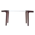 thumbnail image 2 of Mesa de muebles para casa de muñecas en miniatura moderna minimalista para figura de acción de 12 pulgadas Nuez, 2 of 6