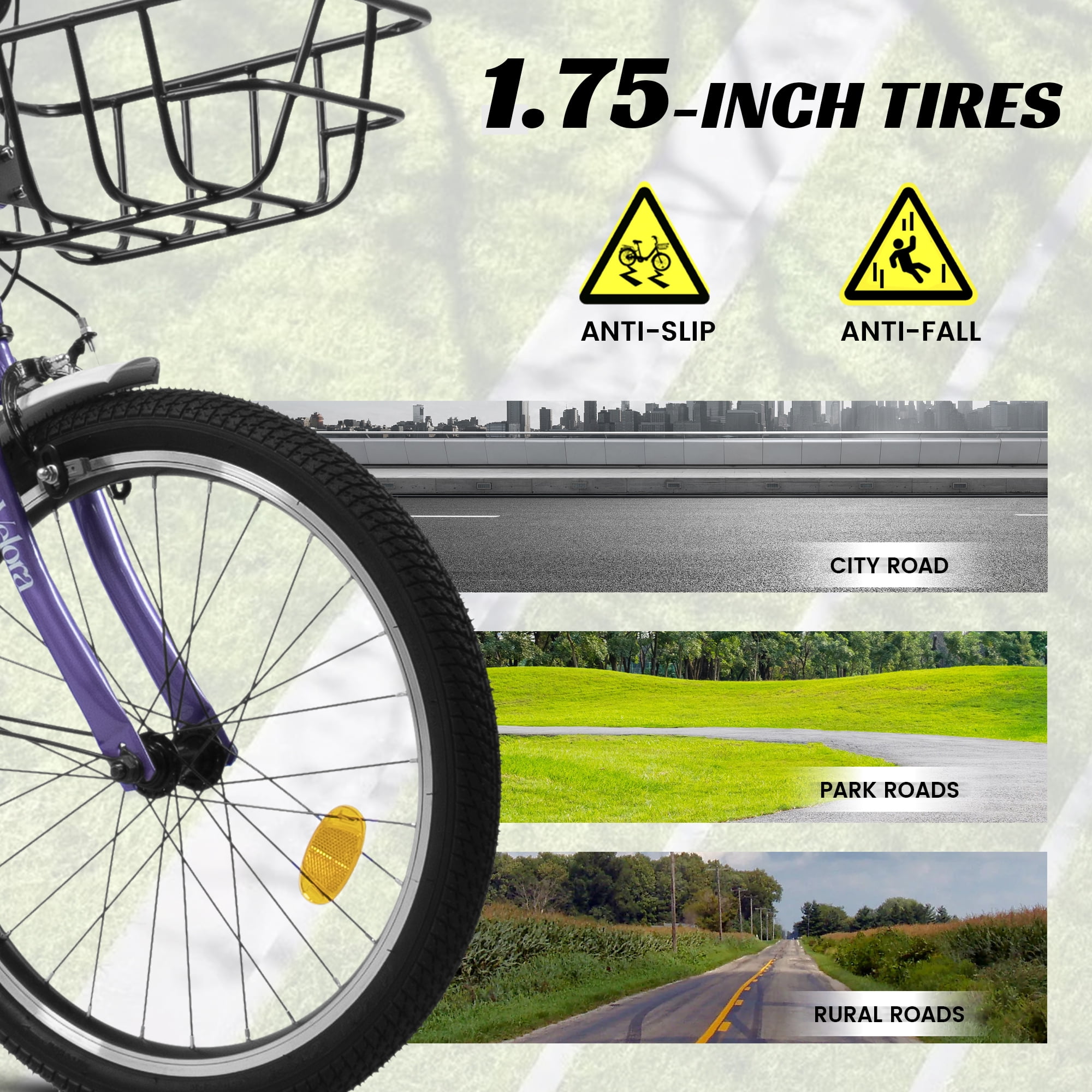 imerelez Kids Bike 20 Inch for Boys Girls Ages 6-12, Single-Speed with Dual V-Brake & Coaster Brakes, Lightweight Steel Frame, Multiple Colors (Pink/Green/Purple/White)