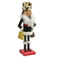 thumbnail image 2 of Figura de señora Cascanueces de Navidad, muñeca de madera de 38cm, Base estable versátil, decoración portátil, decorativa para fiesta de inauguración BLESIY cascanueces, 2 of 8