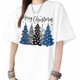 thumbnail image 1 of T Shirts for Womens Christmas Tree Short Sleeve Graphic Tees Loose Fit T-Shirt Cotton Casual Tops, 1 of 8