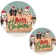 thumbnail image 7 of SKYSONIC Merry Christmas Dog Pot Holders Trivets, 2 Pcs Heat Resistant Trivets,Winter Puppy Cute Cotton Thread Weave Mats for Hot Pads Pans Pot Bowl Teapot for Kitchen Decor, 7 of 7