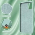 thumbnail image 5 of iPhone 11 Pro Max Case, Slim Liquid Silicone Case Compatible with iPhone 11 Pro Max 6.5 Inch, Full Body Microfiber Lining Protective Case (Light Mint), 5 of 12