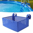 thumbnail image 1 of Pool Hanging Storage Basket, High Stability Easy Access Pool Toy Basket Wearproof  For Above Ground Swimming Pools, 1 of 8