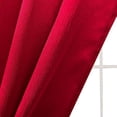 thumbnail image 5 of GLORY RUGS Window Panel with Attached Valance Curtain Bedroom Living Room Dining 42"X84" Red, 5 of 5