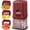 Red, variant on Multifunctional Vegetable Chopper White - 3 Interchangeable Blades Potato French Fry Cutter with Container & Storage Box Food Chopper Dicer for Cucumber, Tomato, Carrot, Onion