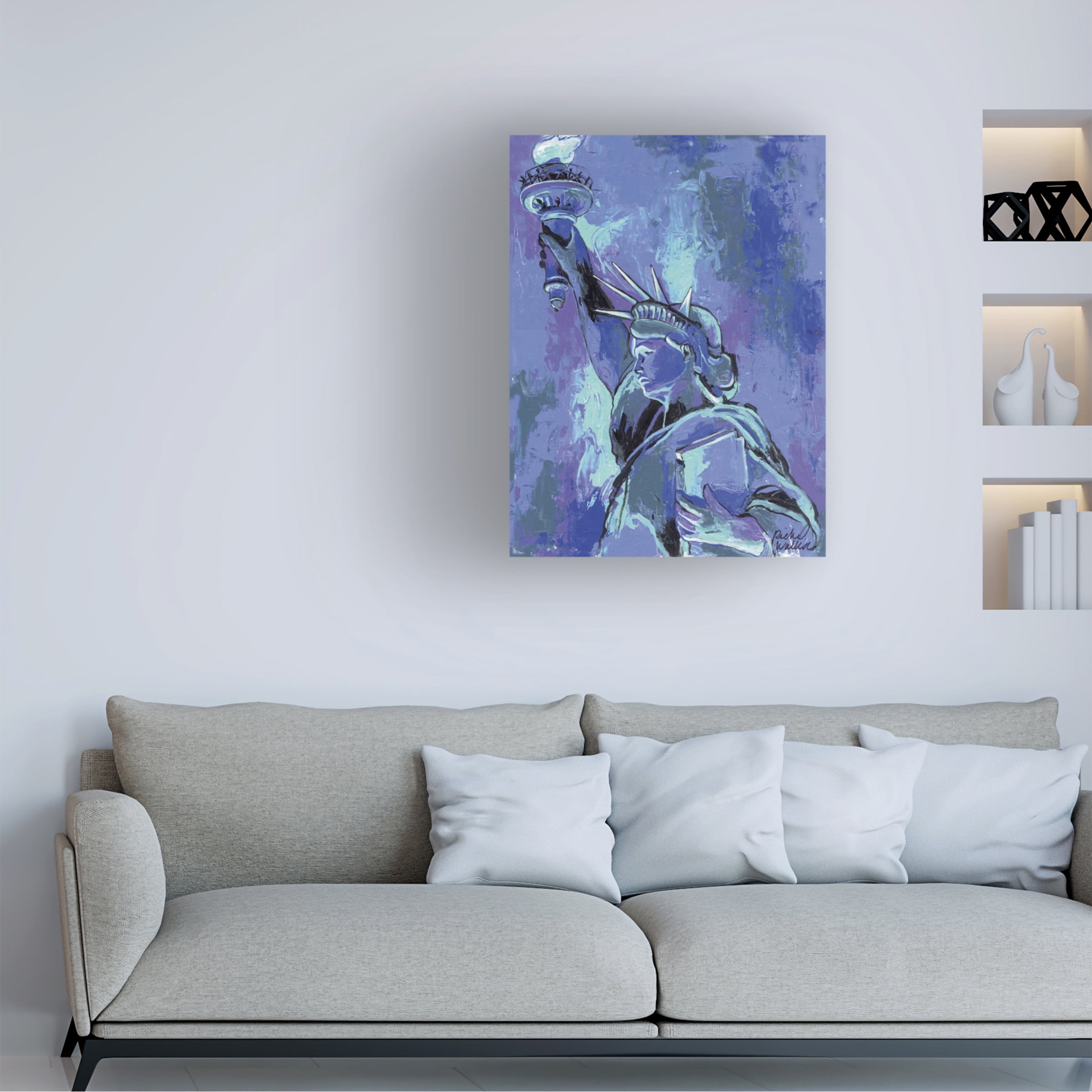 Richard Wallich 'Statue of Liberty 2' Canvas Art