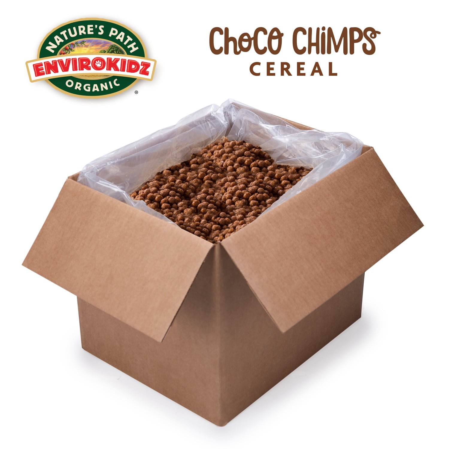 EnviroKidz Organic Choco Chimps Breakfast Cereal, 10lb Case (pack of 1)