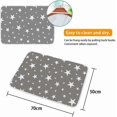 thumbnail image 2 of 2 Pack Baby Waterproof Changing Mat Portable Nappy Change Mat Unisex Infant Diapering Pads, 2 of 4