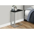 thumbnail image 5 of Monarch Specialties Accent Table, C-shaped, End, Side, Snack, Living Room, Bedroom, Black Laminate, 5 of 6