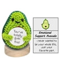 thumbnail image 4 of Juguete Positivo Divertido con Tarjeta Tejida Inspirada para Decoración (Base de Tarjeta de Aguacate), 4 of 4