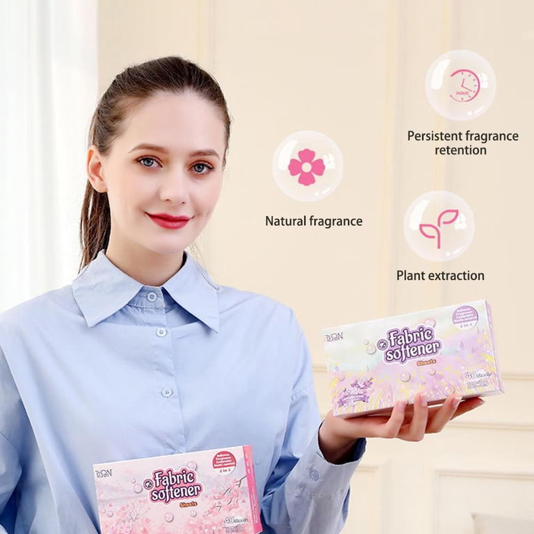 fabric softener for dress shirts Laundry Softening Sheets, Fluffy Dryer Fabric Softener for Clothes, Long  Lasting