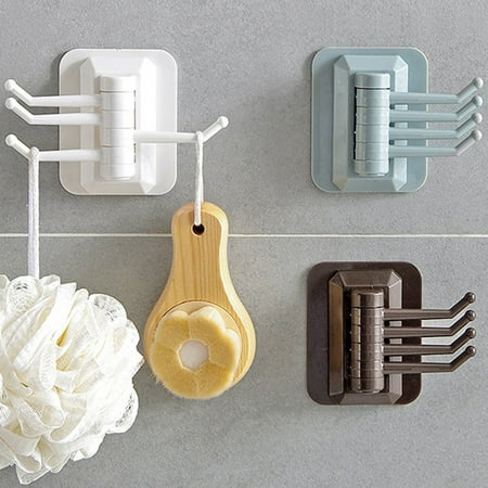 

QWY Sticky Hook Household Strong Punch-Free Hook Creative Multifunctional Hook Rack Wall Sticker Hook