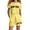 Yellow, variant on CAIXIA Girls 2 Piece Outfits Size 14-16 Girls Summer Casual Outfit Set Short Sleeve Graphic Tee and Pocket Shorts Comfort Playwear,11-12 Years