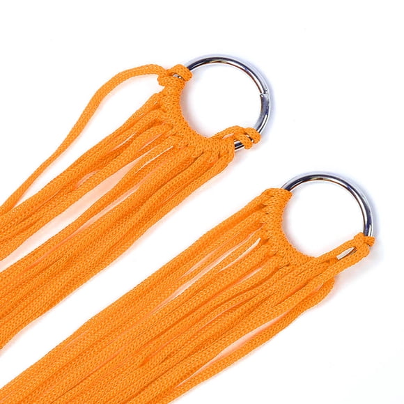 Hamac Balançoire de Camping, Hamac en Maille Confortable Corde en Nylon Sécurisée pour Pique-Nique pour Randonnée