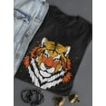 thumbnail image 3 of Beautiful Grunge Splash Tiger T-Shirt Women -Image by Shutterstock, Female x-Large, 3 of 4