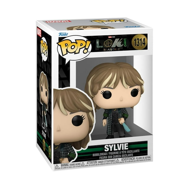 ¡Funko Pop! Sylvie Vinyl Bobblehead de la segunda temporada de Marvel Loki