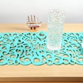 thumbnail image 4 of 7 Colors Rectangle Shape Felt Tablecloth Runner Placemats Table Mats,Place Mats for Kitchen Table,Household Decorations [Light green], 4 of 7