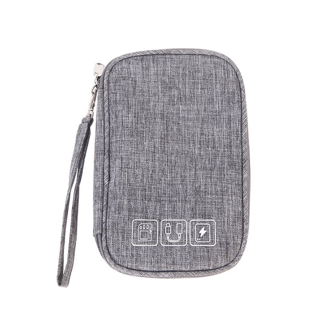 Organizador De Cables De Viaje, Organizador De Electrónica, Capacidad Grande, Suave Y Elegante Para Oficina