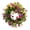 A, variant on Artificial Faux Flower Wreaths Outdoor,Spring Wreaths for Front Door,UV Resistant Fake Plastic Plants Faux Flowers with Violet Eucalyptus for Home Window Wall Decor for Summer & Wedding