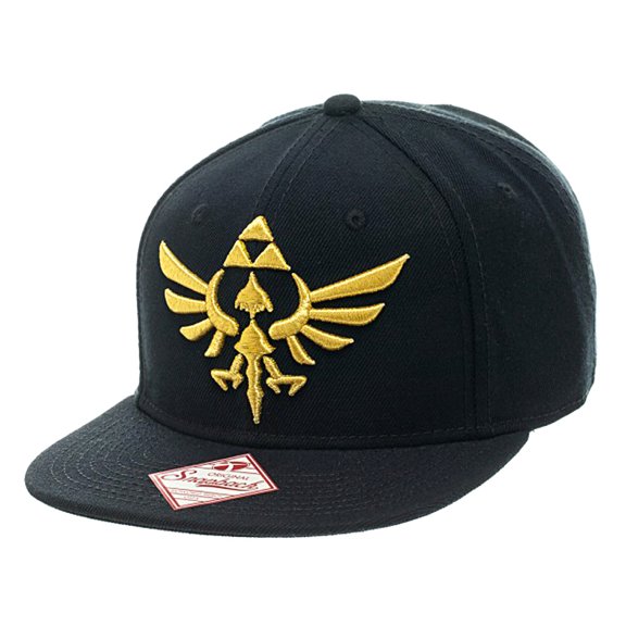 Nintendo Legend of Zelda Triforce Snapback Flatbill Hat