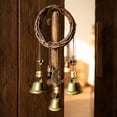 thumbnail image 5 of Witch Protection Bell Black White Blessing Bottle Set, Spiritual Prayer Bottle With Decorative Bells, Witchcraft Ornament for Home Decor, Meditation Altar Spiritual Protection Gift, Gold, 5 of 8