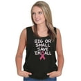 thumbnail image 3 of Big Or Small Save Them All Pink Tank Top Tee Shirt Women Brisco Brands S, 3 of 6
