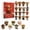3E - Highland Cow, variant on Luckky 2026 Highland Cow Christmas Advent Calendar,24‑Day Holiday Highland Cow Acrylic Ornaments Countdown Calendar,Collectible Gift for Animal Lovers,Home Christmas Tree Decor