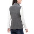 thumbnail image 2 of 33,000ft Women's Fleece Vest, Lightweight Warm Polar Soft Vests Outerwear with Zip Up Pockets, Sleeveless Jacket for Winter, 2 of 6